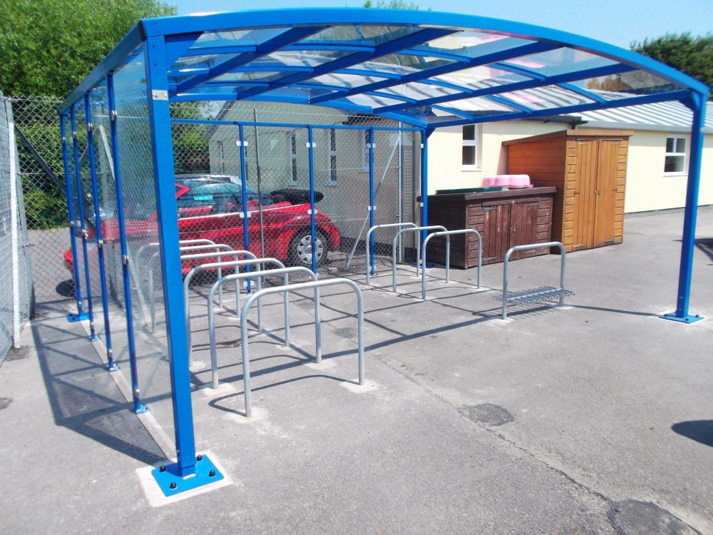FalcoTrustin Cycle Shelter for Westbourne Primary School!