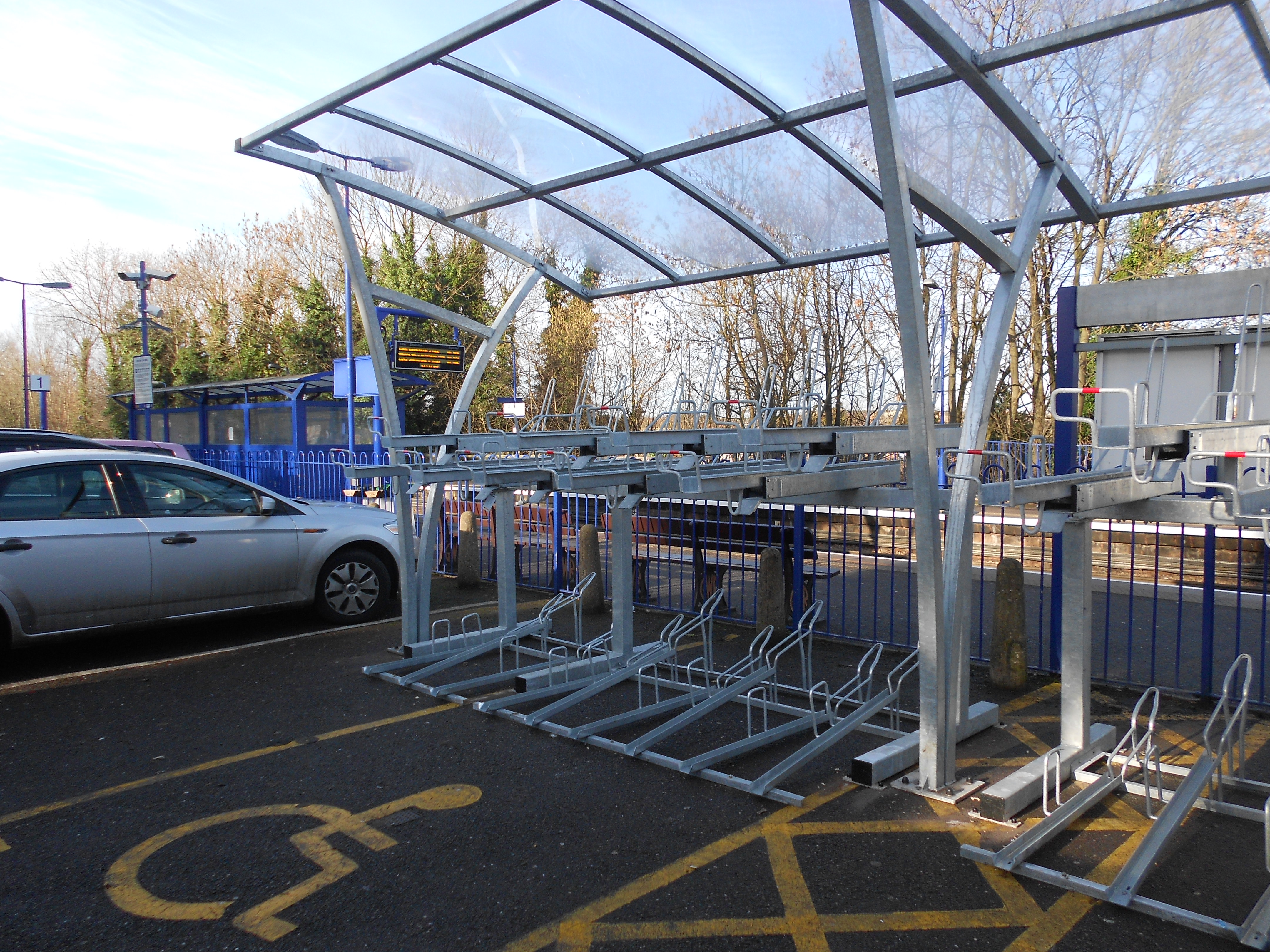 Warwick Railway Station Receives Falco Two-Tier Cycle Parking Systems