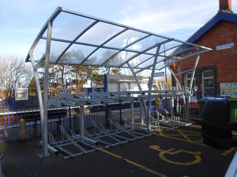 Warwick Railway Station Receives Falco Two-Tier Cycle Parking Systems