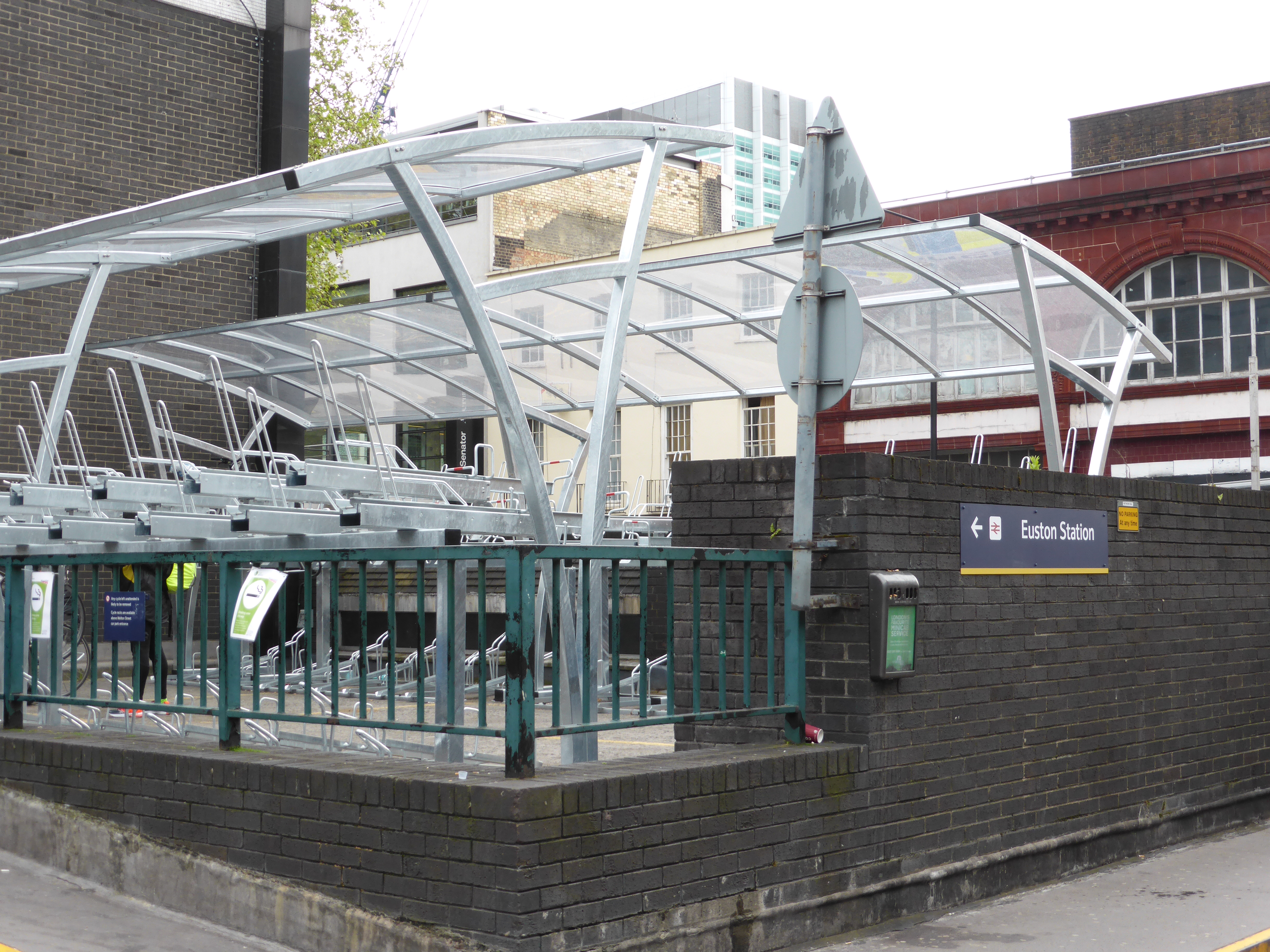 Falco is Right on Track at Euston Railway Station