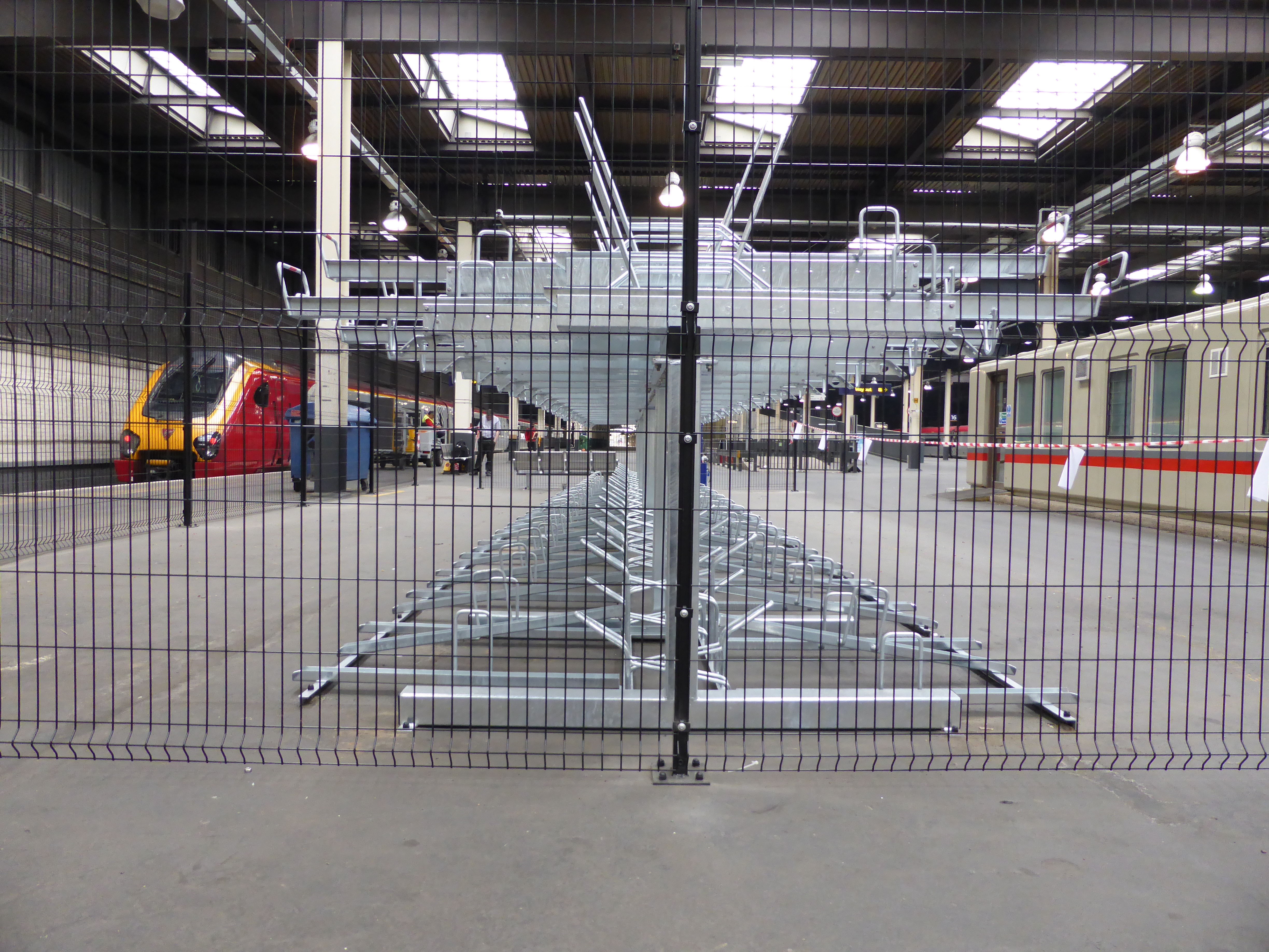 Falco is Right on Track at Euston Railway Station