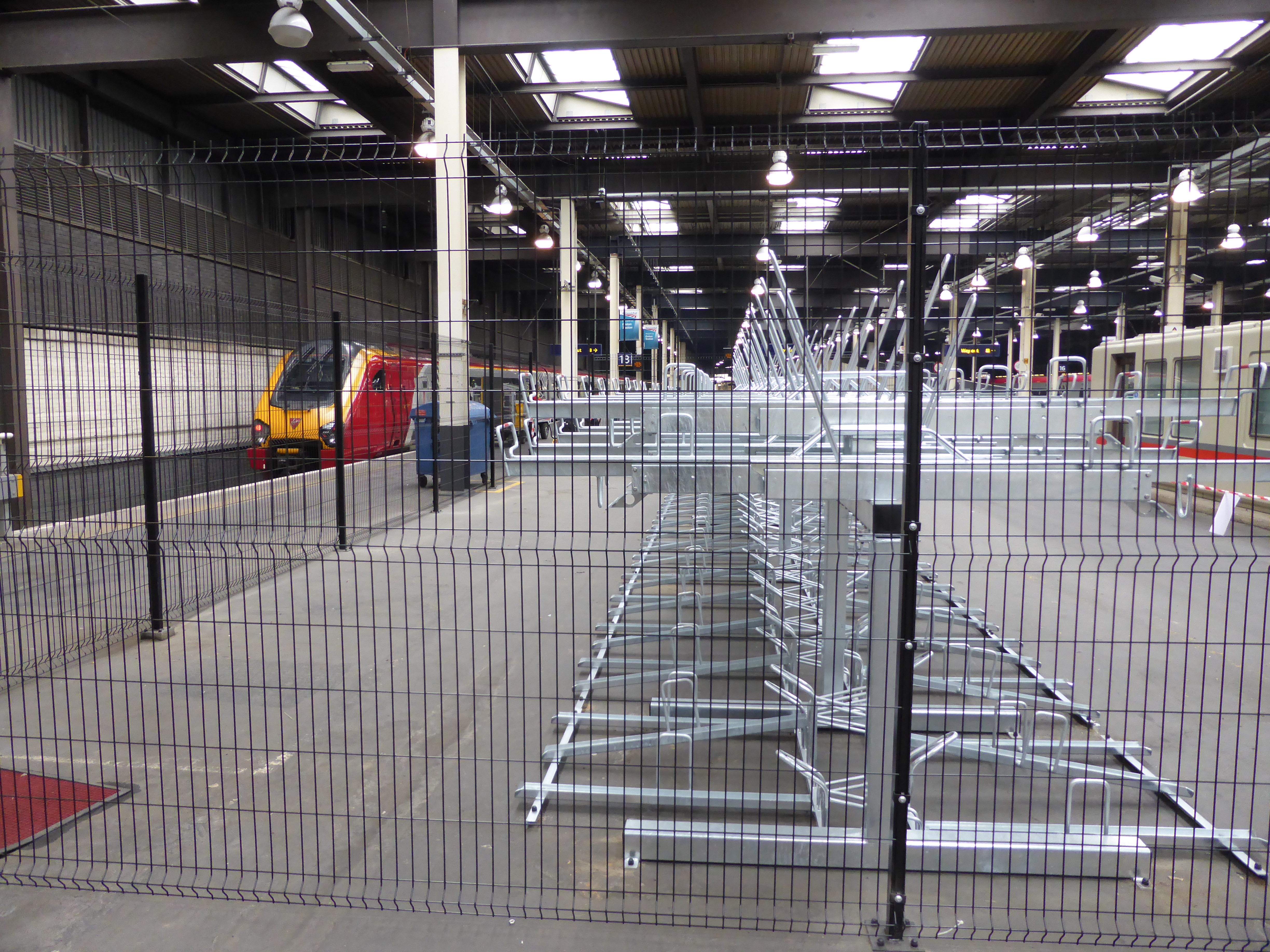 Falco is Right on Track at Euston Railway Station