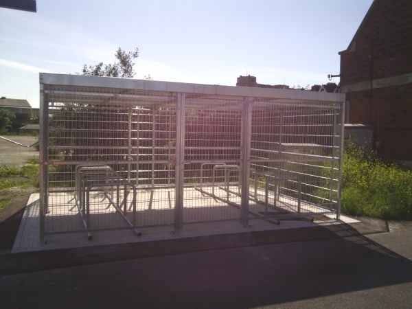 Avonmouth Railway Station Receives New Falco Cycle Compound!