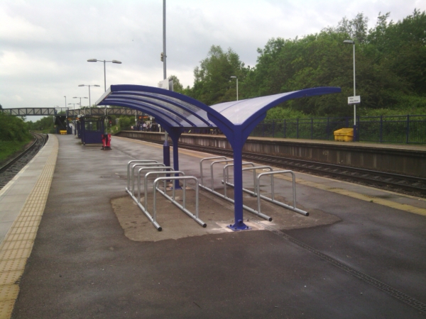 Filton Abbey Wood Railway Station receives New Falco Cycle Canopy!