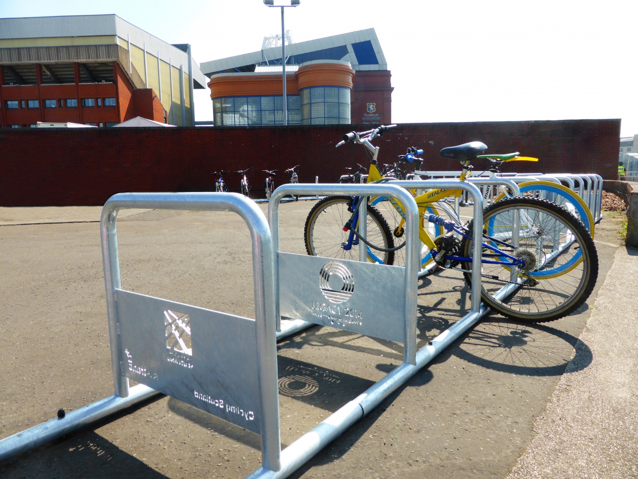 Legacy Cycle Stands for Glasgow 2014 Commonwealth Games!