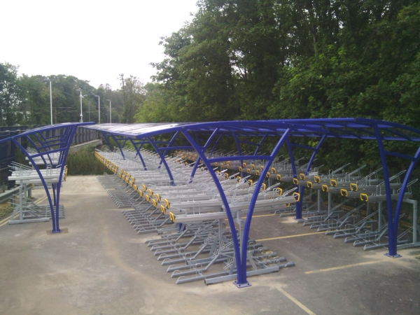 Two Tier Cycle Parking for Harpenden Station