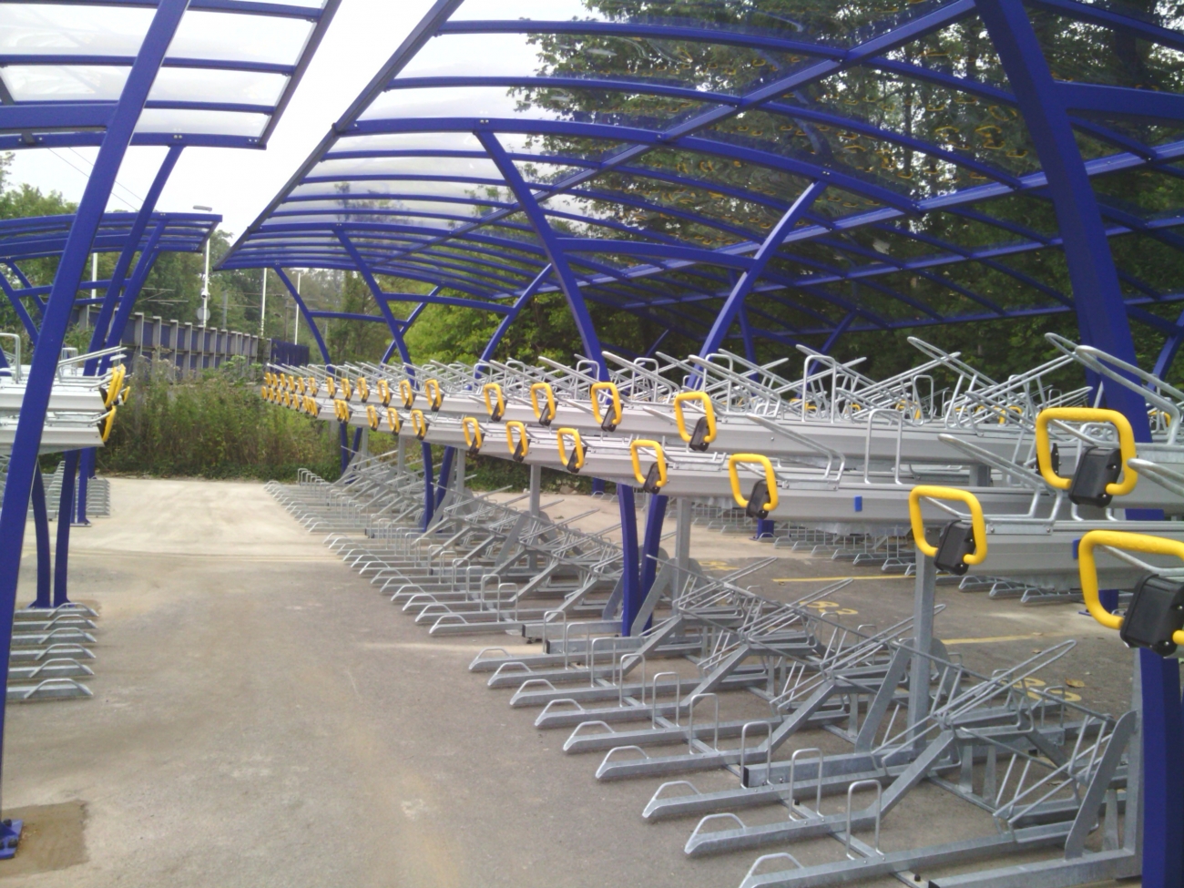 Two Tier Cycle Parking for Harpenden Station