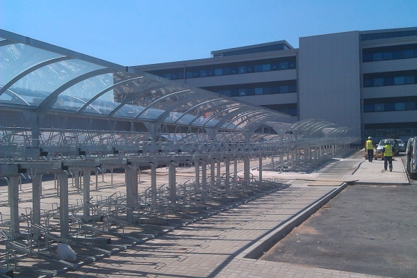 Airbus Receive Falco Shelters and Cycle Parking!