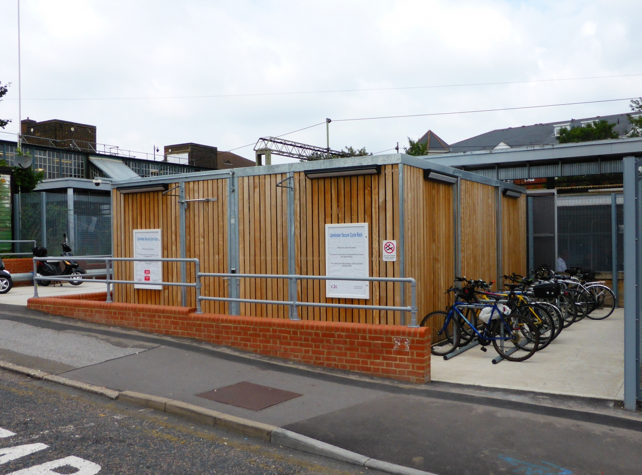 Falco Delivers Secure Cycle Hub for Upminster Railway Station!