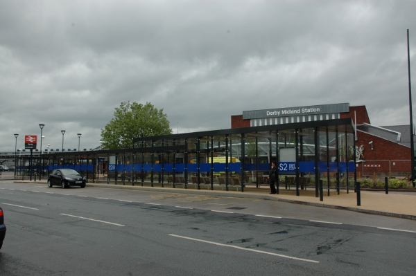 Derby Midland gets Falco Bus, Taxi and Cycle Shelters!