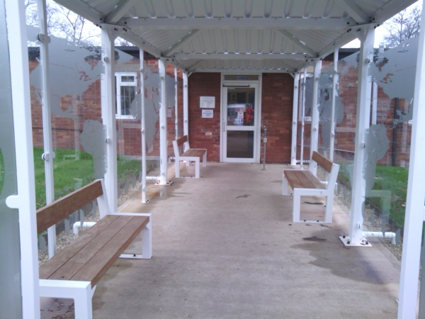 Contemporary Walkway Canopy for Warwick University