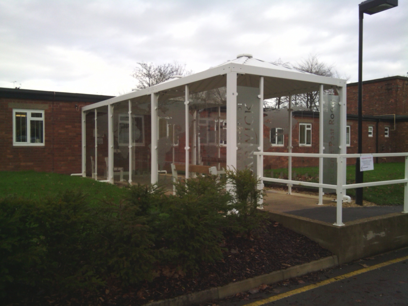Contemporary Walkway Canopy for Warwick University