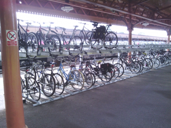Two-Tier Cycle Racks for Leamington Spa Station