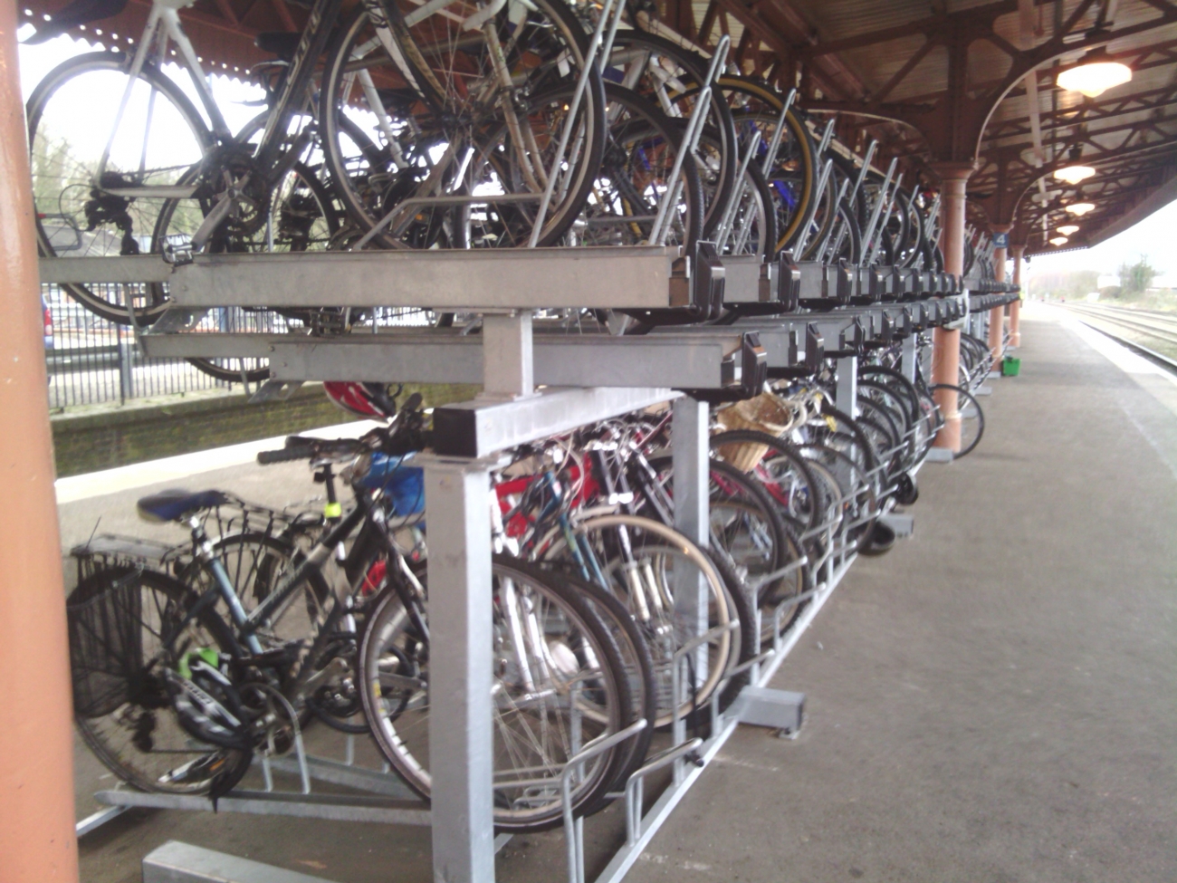 Two-Tier Cycle Racks for Leamington Spa Station