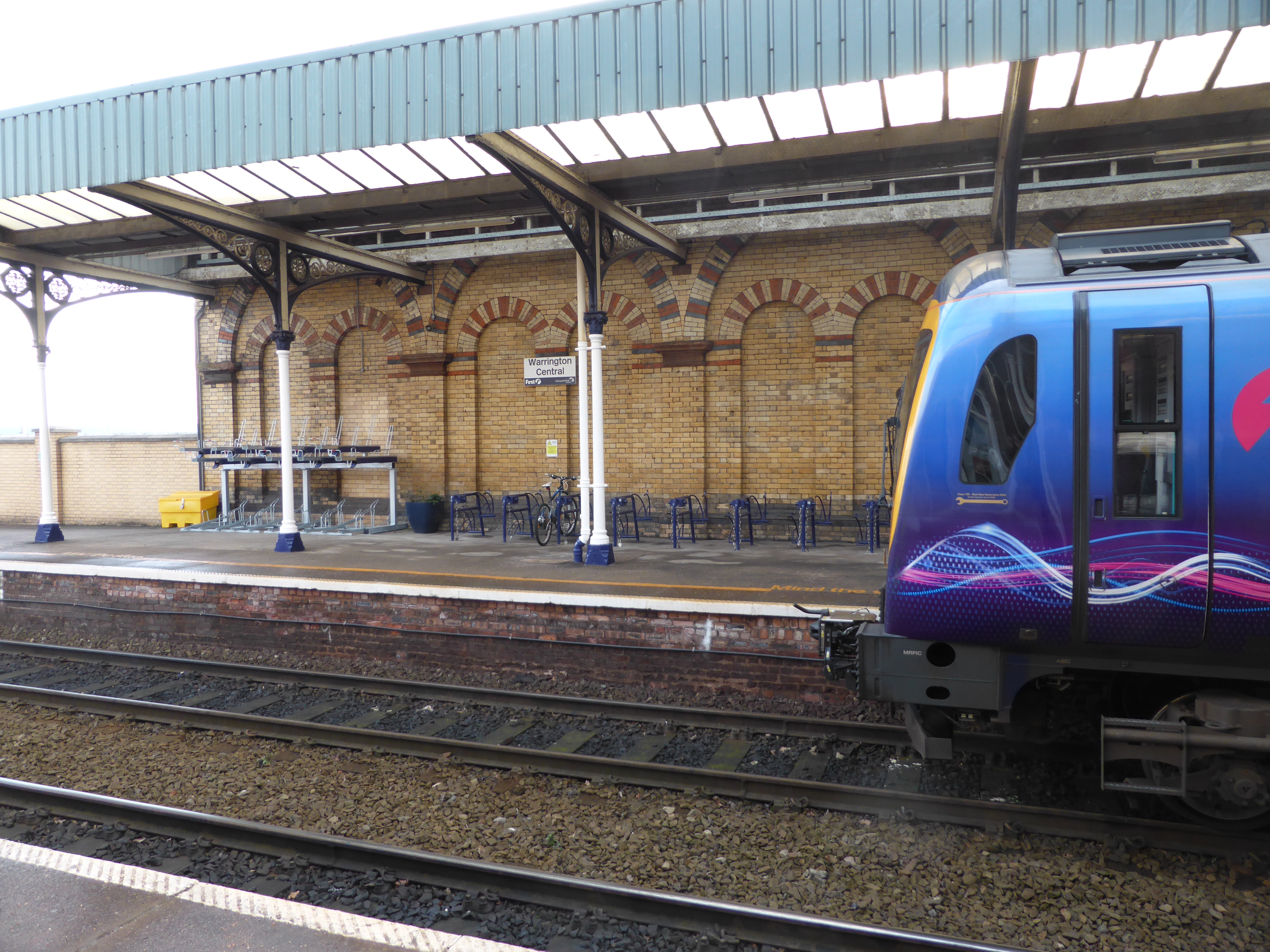 Warrington Station Receives Extra Secure ‘FalcoCam-Plus’ Cycle Stands and Cycle Wheel Ramps!