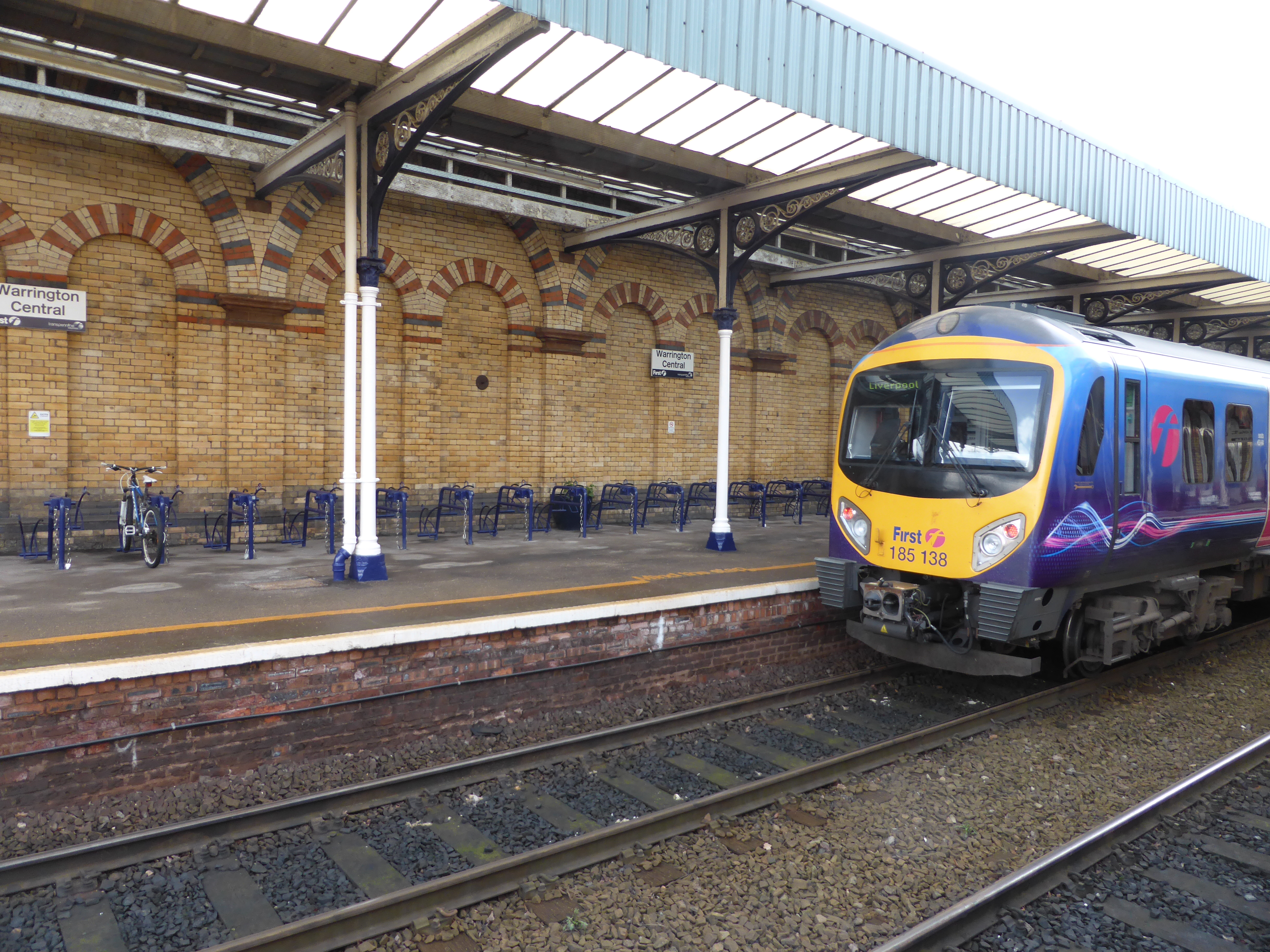 Warrington Station Receives Extra Secure ‘FalcoCam-Plus’ Cycle Stands and Cycle Wheel Ramps!