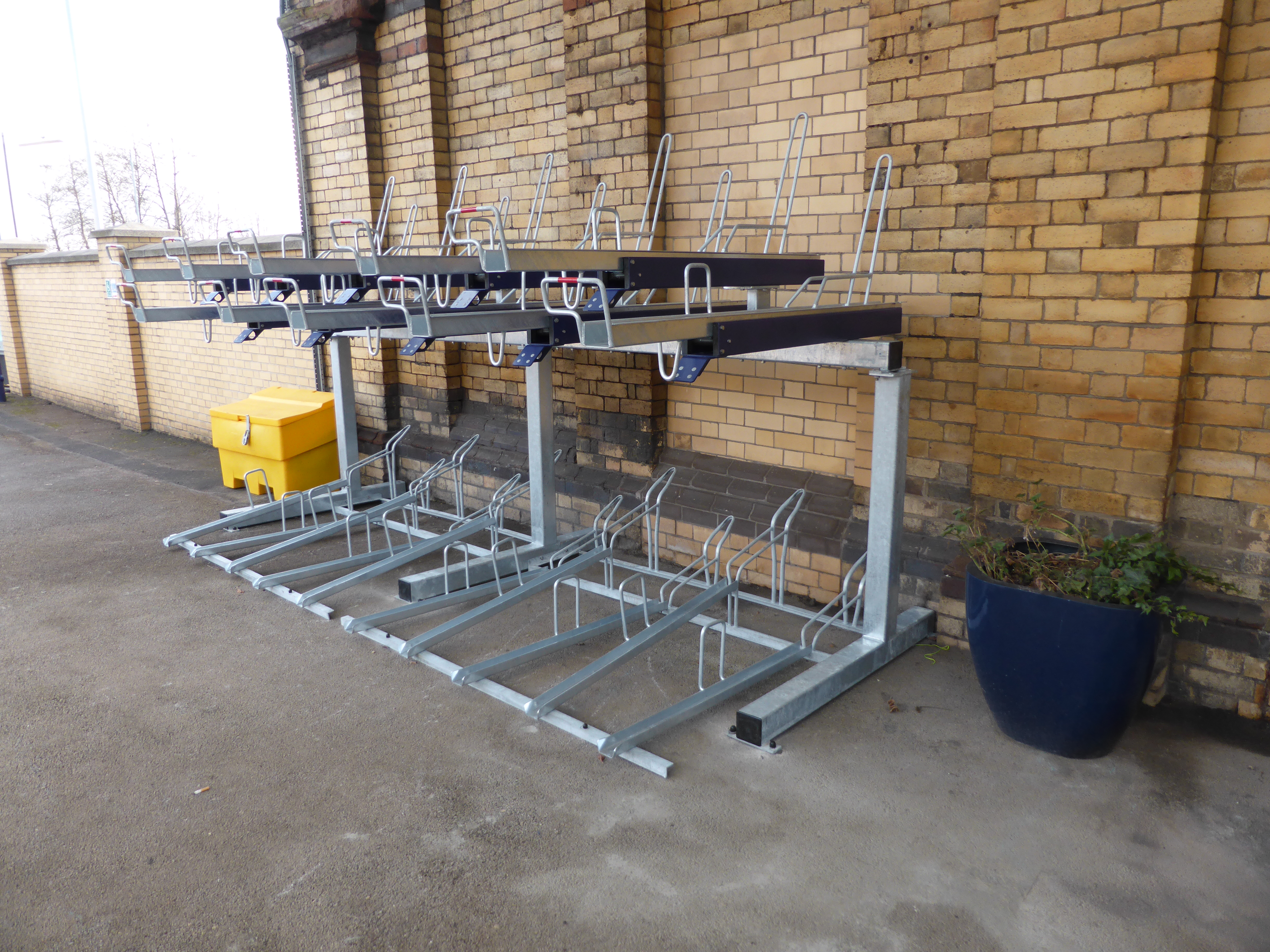Warrington Station Receives Extra Secure ‘FalcoCam-Plus’ Cycle Stands and Cycle Wheel Ramps!