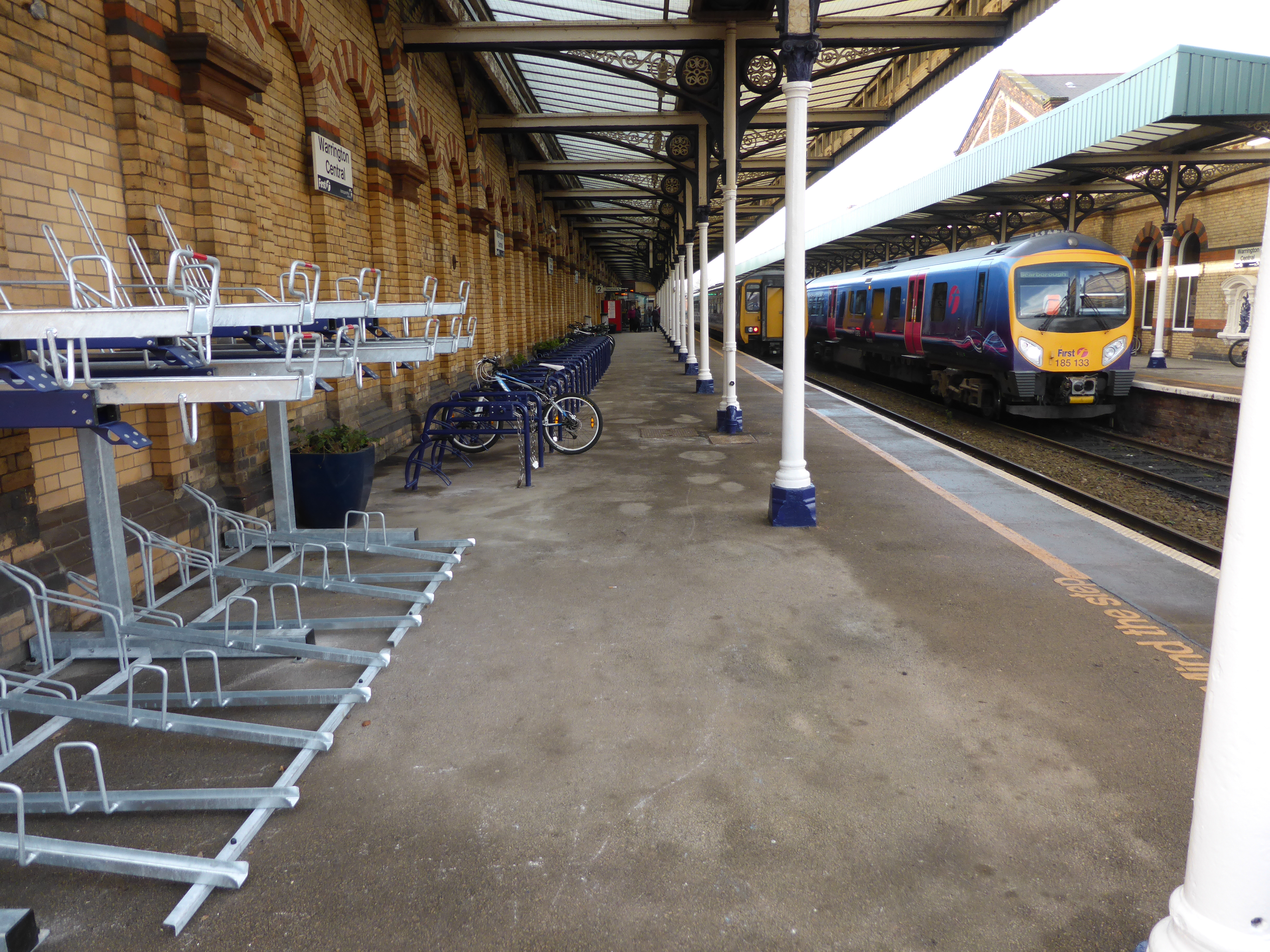Warrington Station Receives Extra Secure ‘FalcoCam-Plus’ Cycle Stands and Cycle Wheel Ramps!