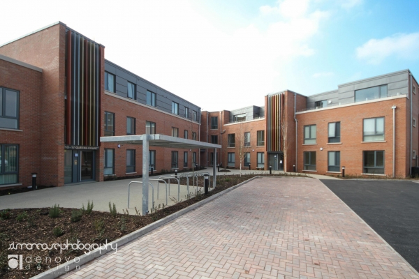Cantilevered Cycle Canopy for Queens Court in Widnes!