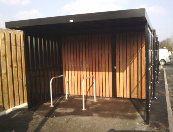 Bespoke Cycle Store for Irlam Railway Station!