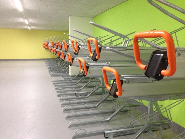 Falco Install 540 Space Underground Cycle Park for the Willem Wilmink Square Plaza in Enschede!