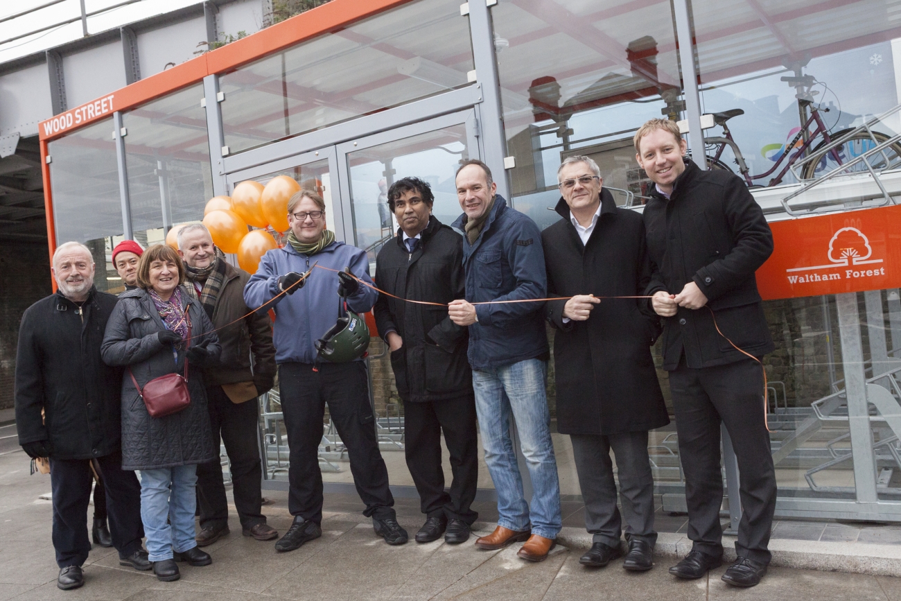 The Third Waltham Forest Cycle Hub Opens at Wood Street Station