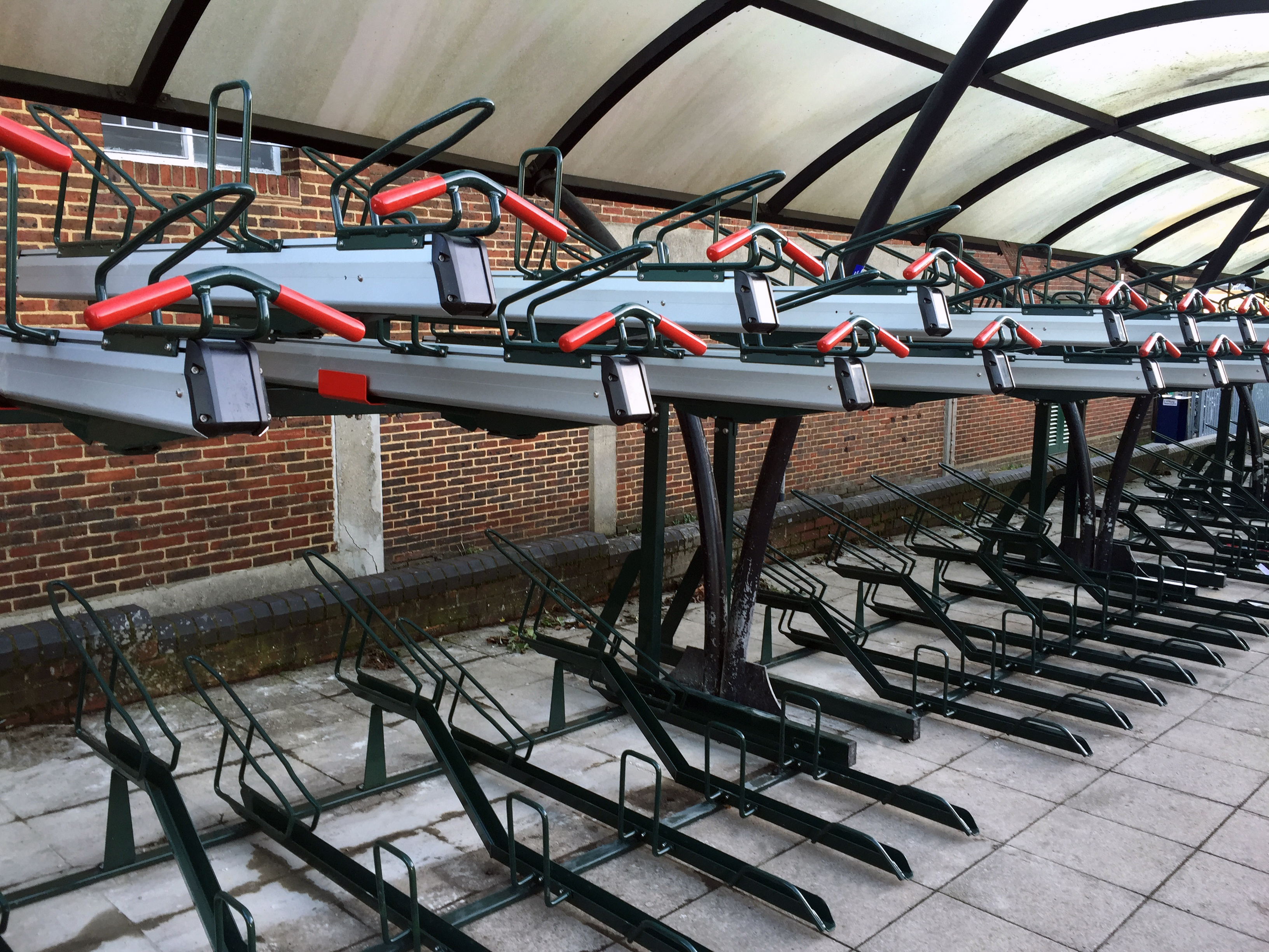 Ingenious FalcoLevel-Premium+ Cycle Racks for Bromley South Station