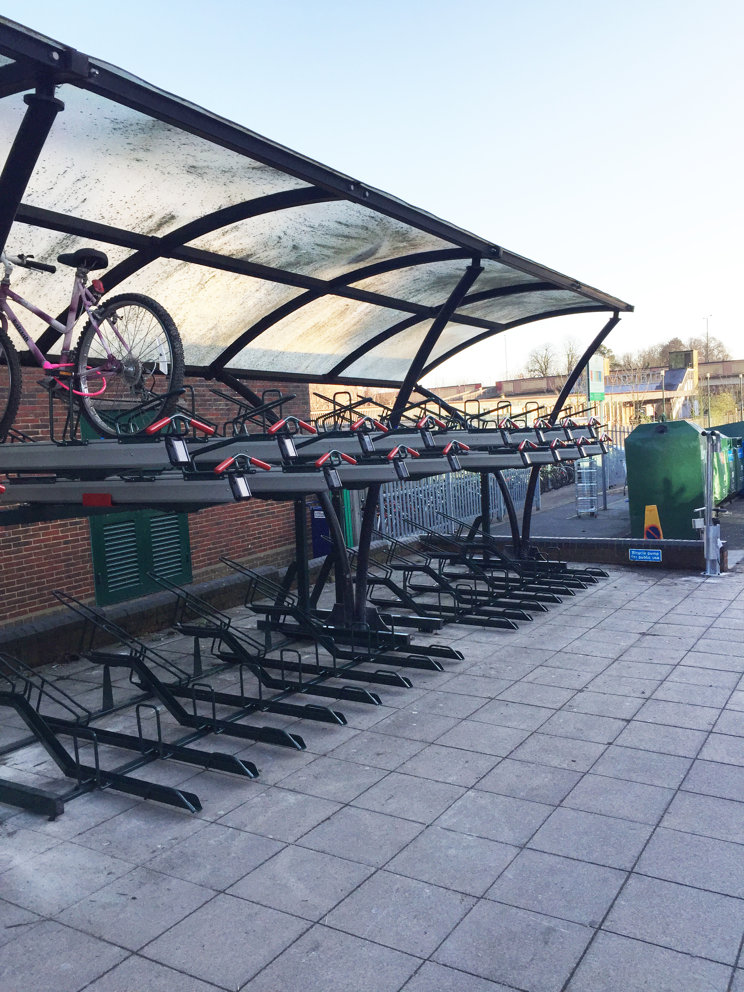 Ingenious FalcoLevel-Premium+ Cycle Racks for Bromley South Station