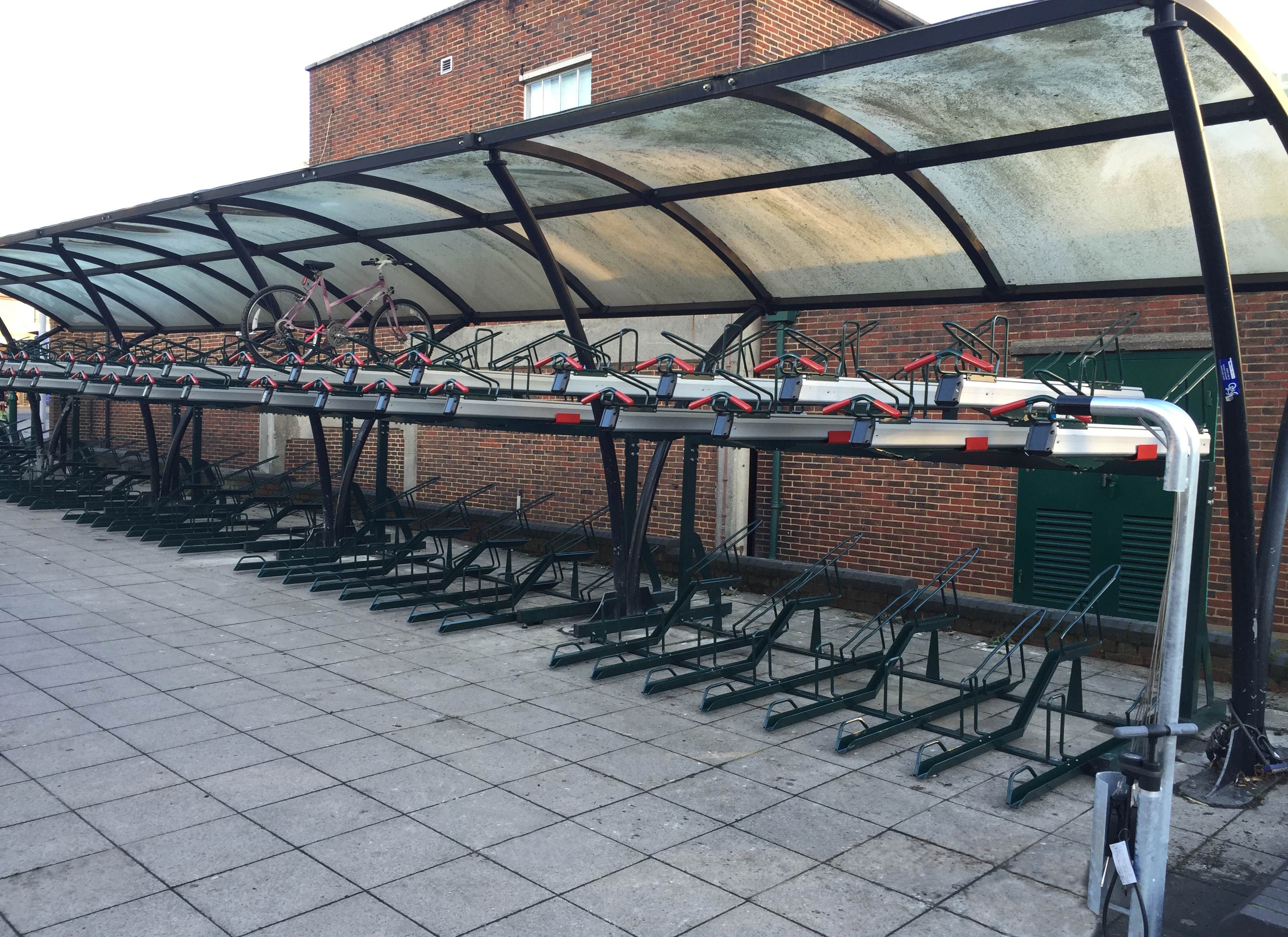 Ingenious FalcoLevel-Premium+ Cycle Racks for Bromley South Station