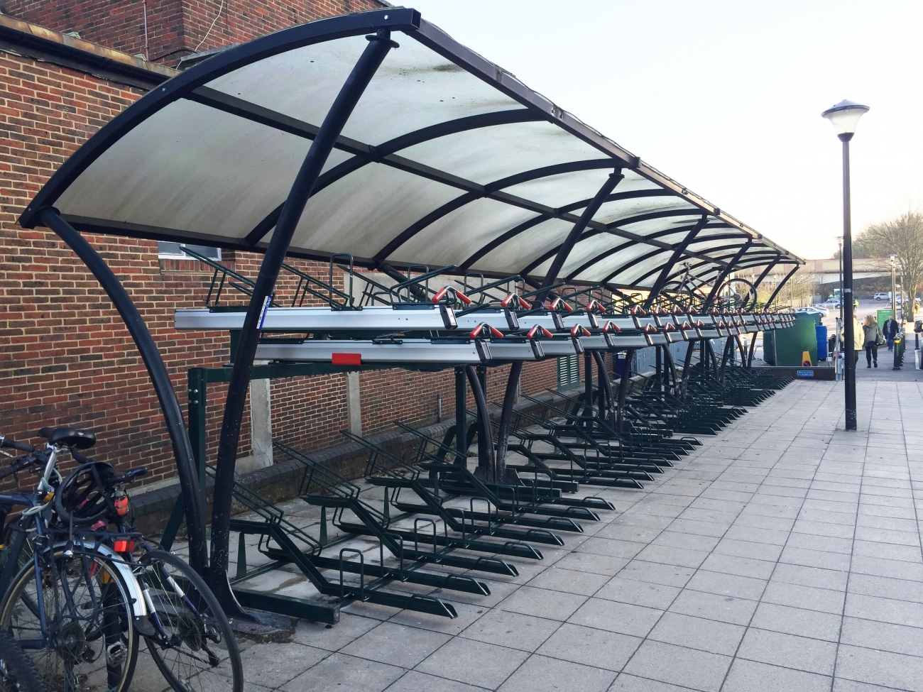 Ingenious FalcoLevel-Premium+ Cycle Racks for Bromley South Station