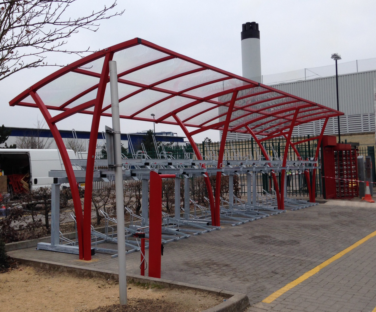 Falco Delivers 50 Secure Cycle Parking Spaces to the Mail