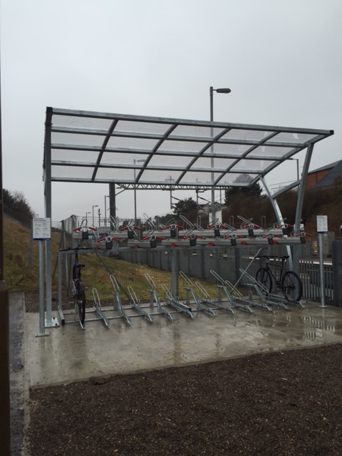 Falco Continues the Roll-Out of Abellio ScotRail Cycle Parking Facilities at Livingston North and Inverkeithing Stations!