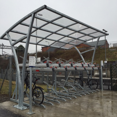 Falco Continues the Roll-Out of Abellio ScotRail Cycle Parking Facilities at Livingston North and Inverkeithing Stations!