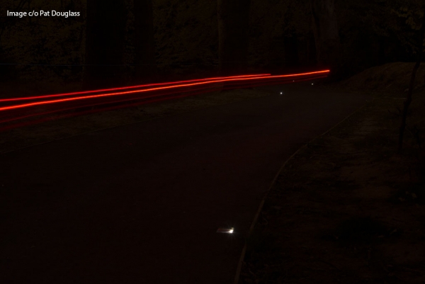 Solar Powered FalcoPathfinder LED Demarcation Lights for River Lossie Cycle Path in Elgin!