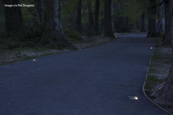 Solar Powered FalcoPathfinder LED Demarcation Lights for River Lossie Cycle Path in Elgin!