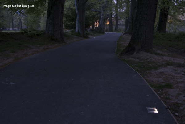 Solar Powered FalcoPathfinder LED Demarcation Lights for River Lossie Cycle Path in Elgin!