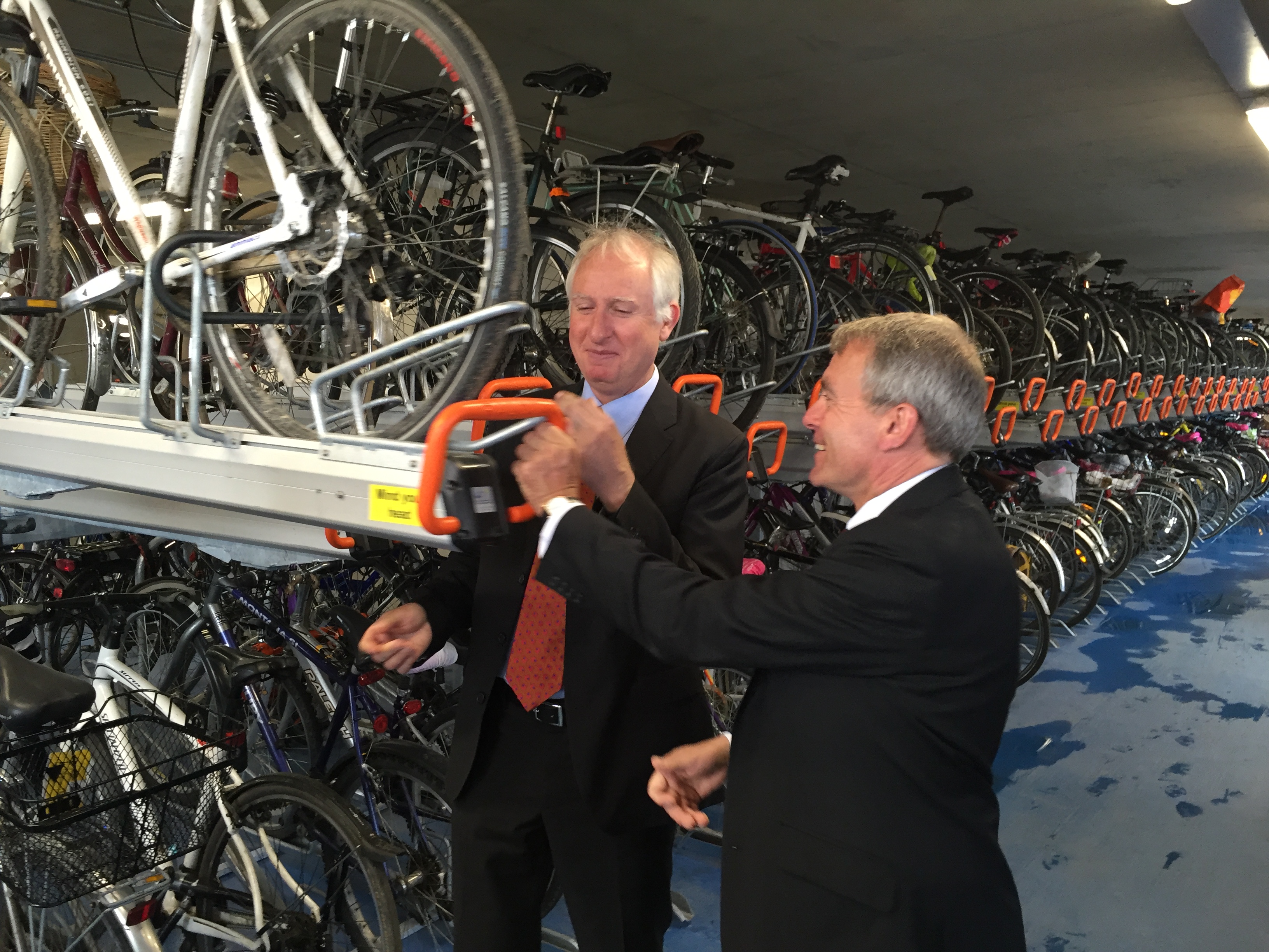 The UK’s Largest Cycle Hub at Cambridge Station Officially Opens to the Public Incorporating 3,000 Falco Cycle Parking Spaces!