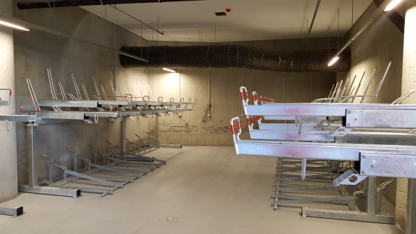 Carlsberg City Receives Falco Two-Tier Cycle Parking System!