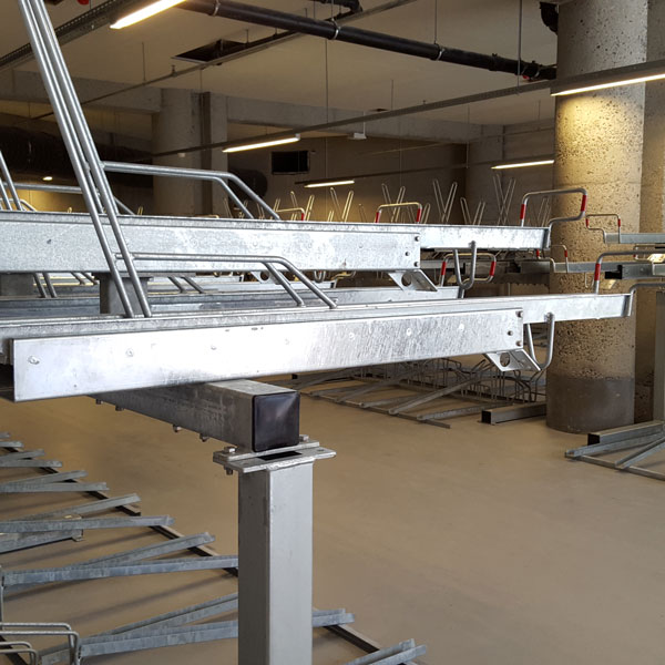 Carlsberg City Receives Falco Two-Tier Cycle Parking System!