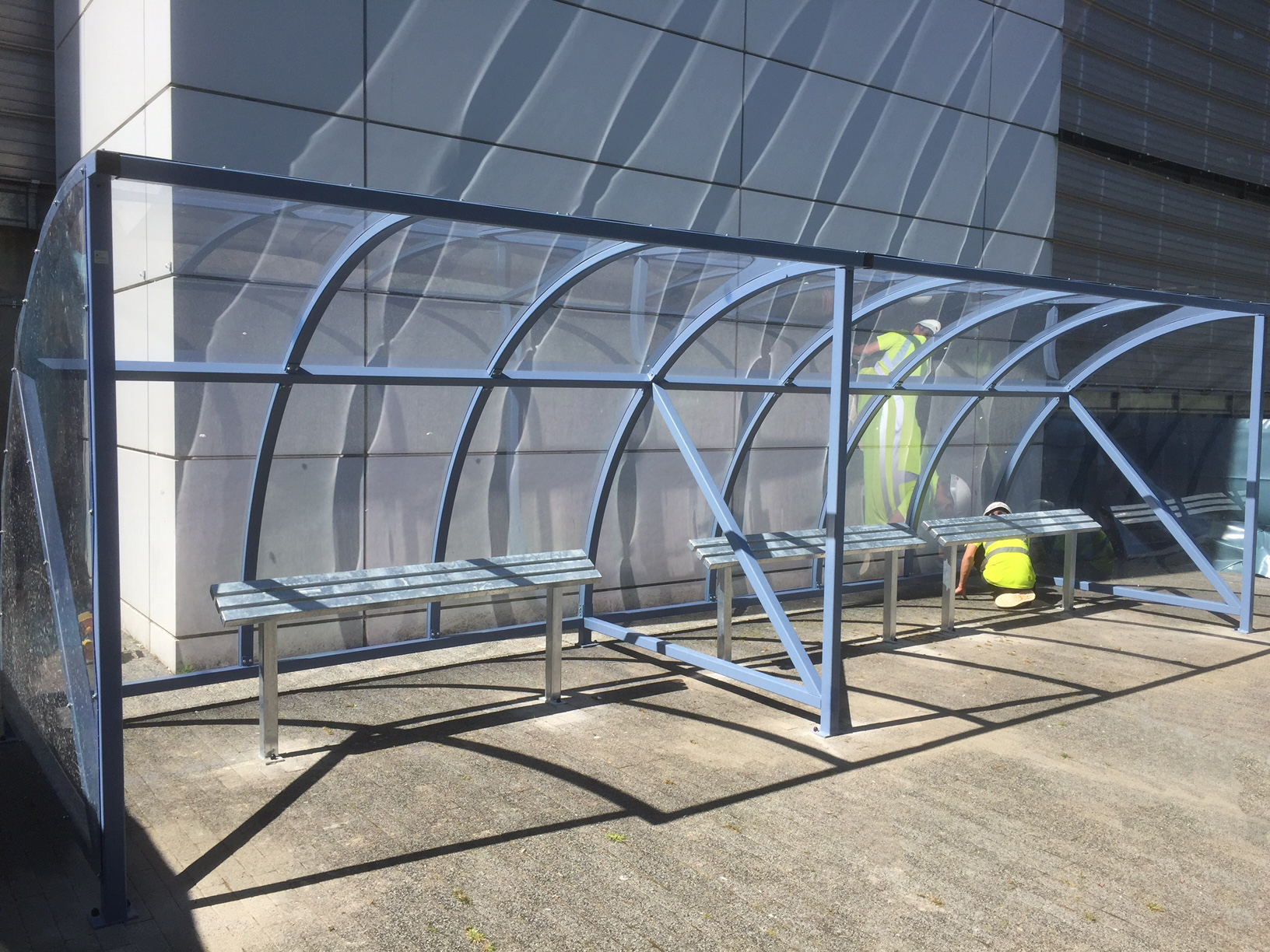 Network Rail’s UK Headquarters at Milton Keynes Receives Falco Weather Shelters!