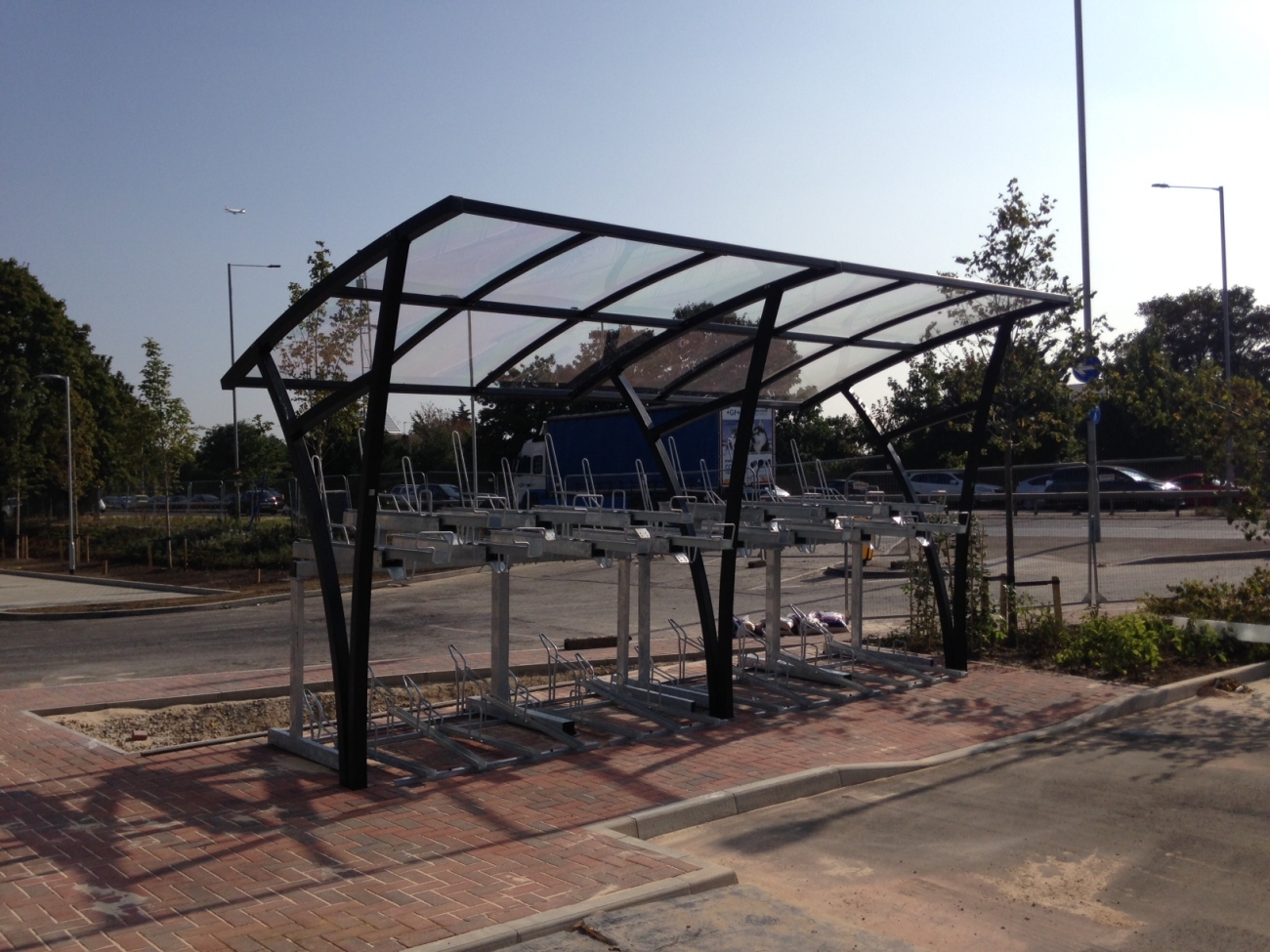 Contemporary Cycle Canopies for Segro Skyline in Feltham!