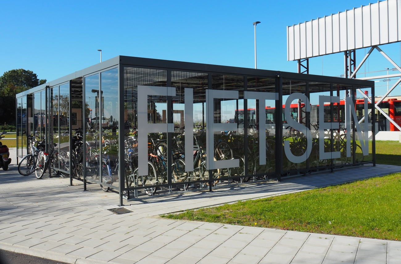 Funky Cycle Hub for Schiphol North Bus Station