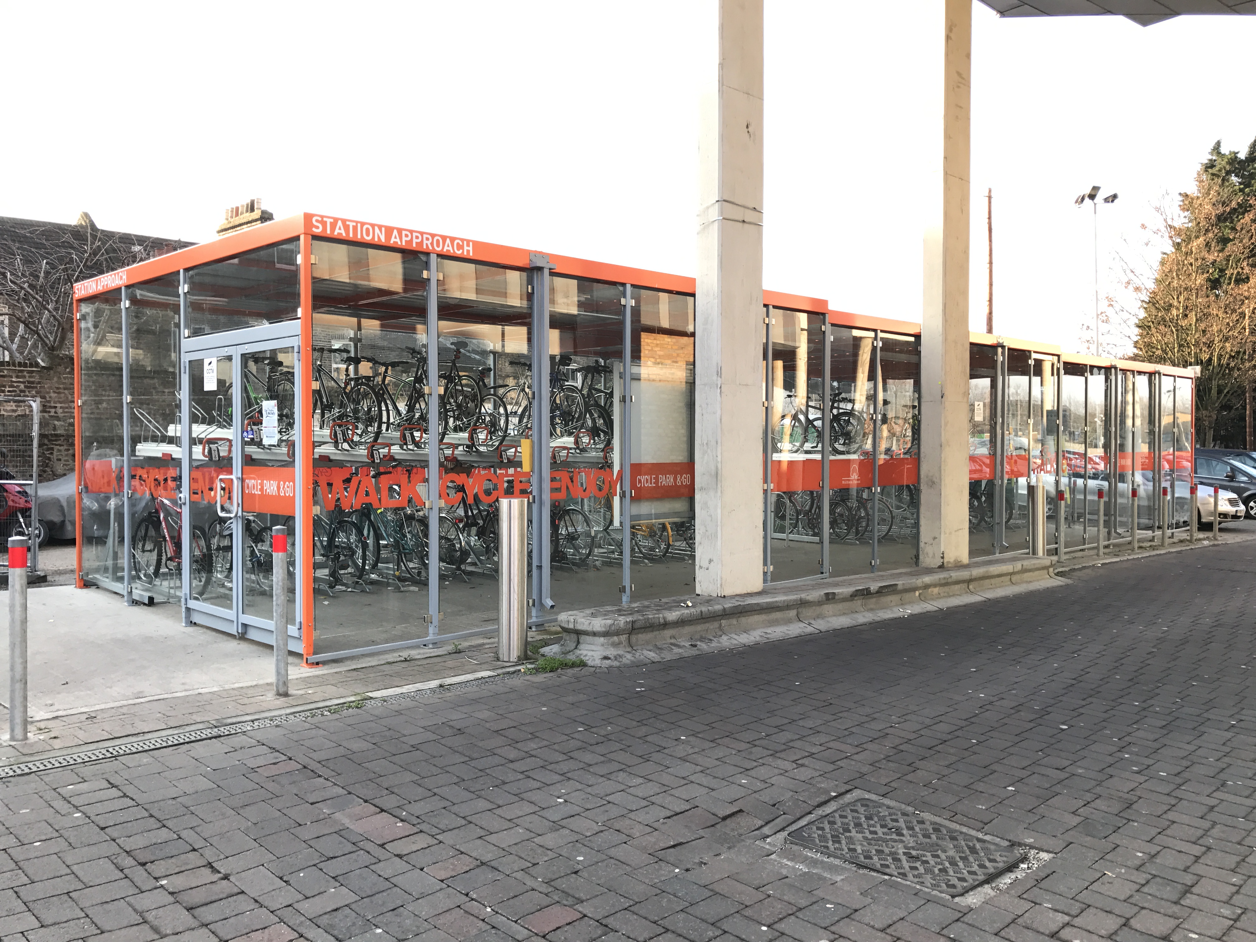 The Fifth Waltham Forest Cycle Hub Opens at Walthamstow Central Station Approach