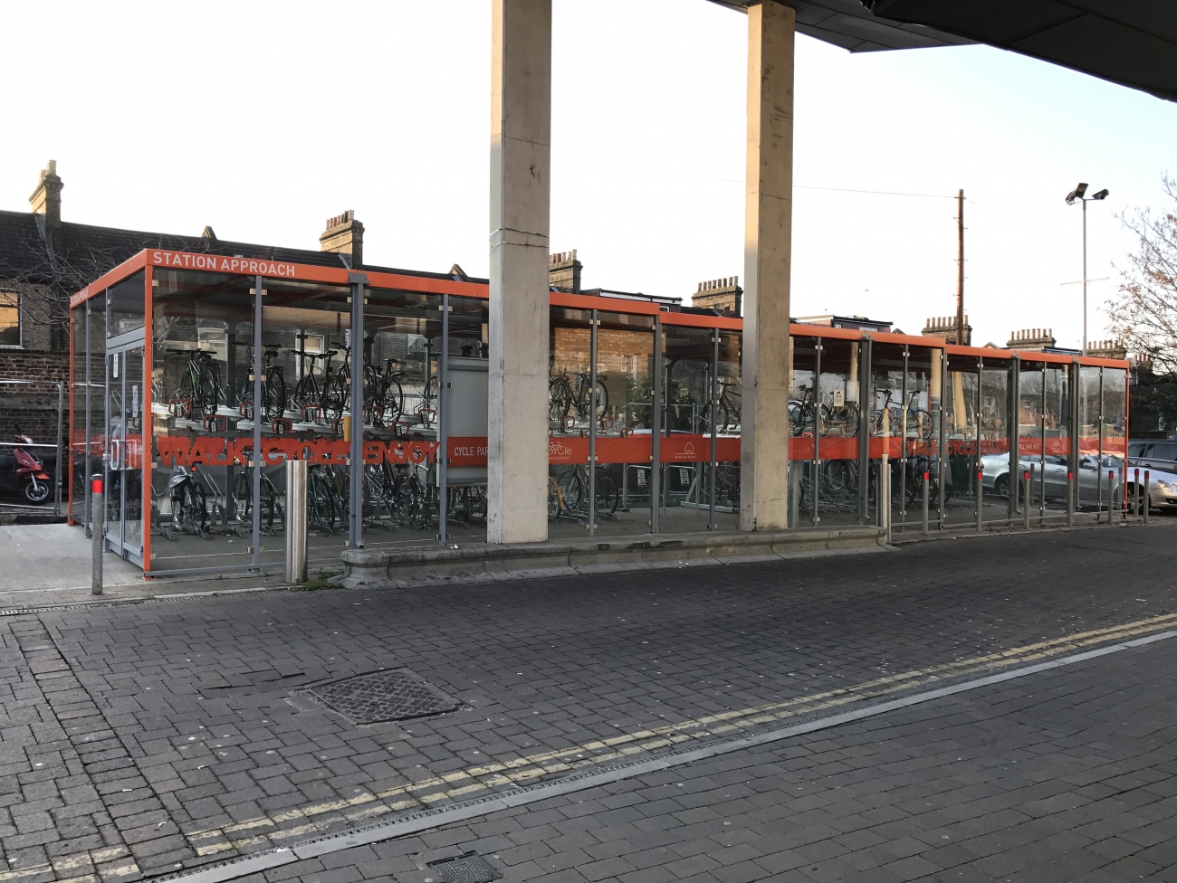 The Fifth Waltham Forest Cycle Hub Opens at Walthamstow Central Station Approach