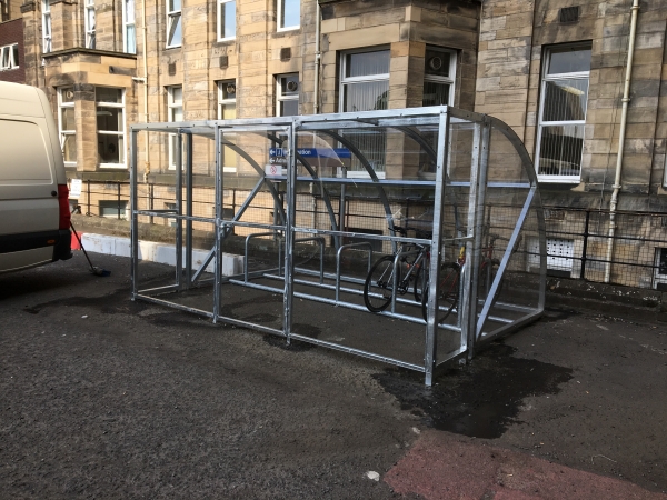 NHS Greater Glasgow and Clyde Receive Trio of Secure Cycle Parking Facilities!