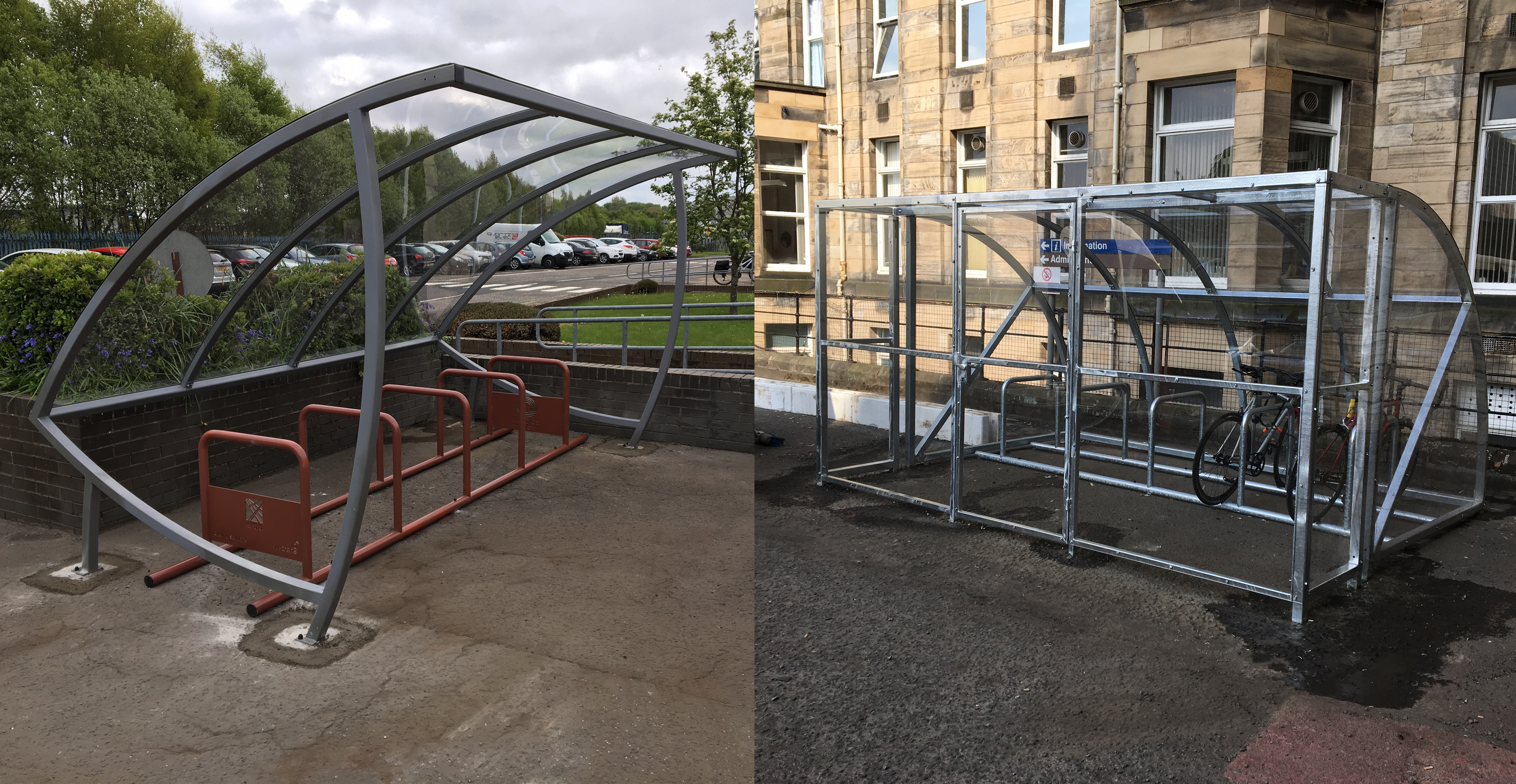 NHS Greater Glasgow and Clyde Receive Trio of Secure Cycle Parking Facilities!