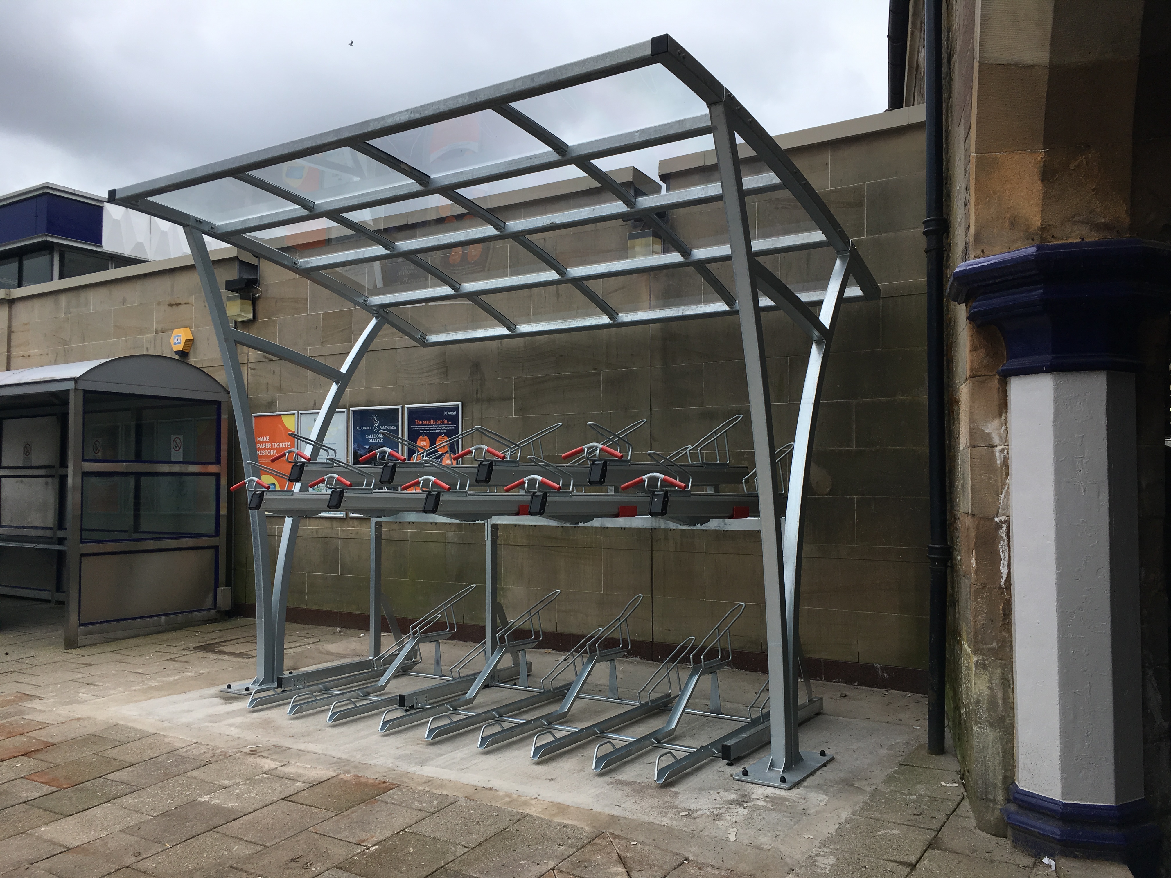 Falco Continues the Roll-out of Abellio ScotRail Cycle Parking Facilities