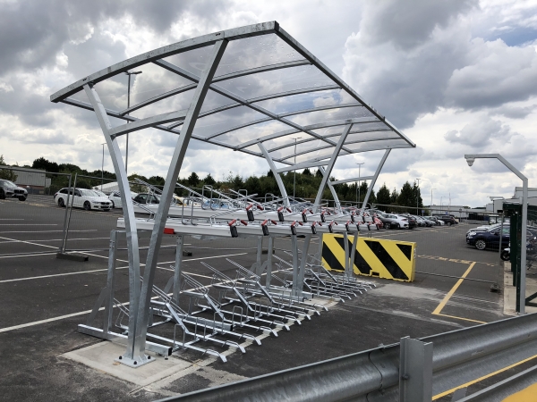 Jaguar Landrover Gets High Performance Falco Cycle Parking! - 3 Jaguar Landrover Gets High Performance Falco Cycle Parking! - 3