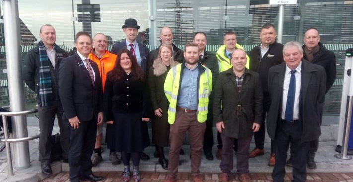Falco’s Right On Track at Dundee Station