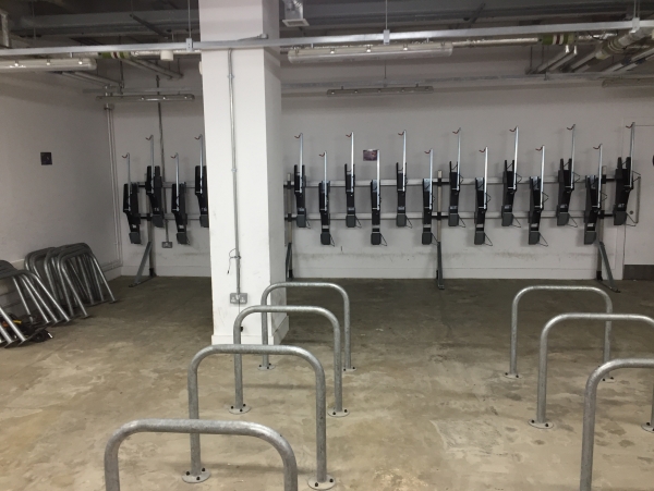 University of Edinburgh Receives Ingenious Vertical Cycle Stands